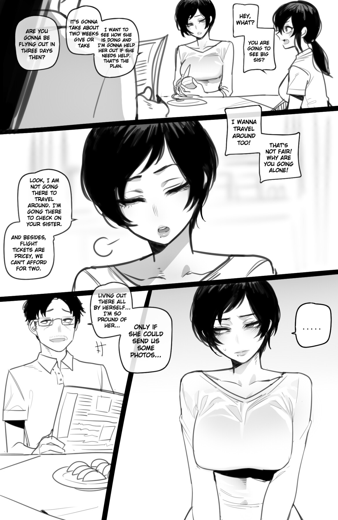 Hentai Manga Comic-Exchange Student Tames Mother-Read-2
